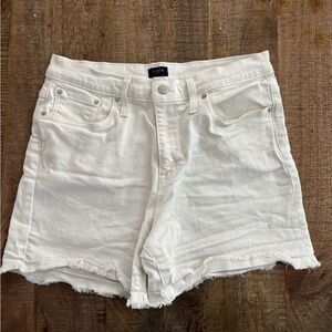 J. Crew Off-White Jean Shorts